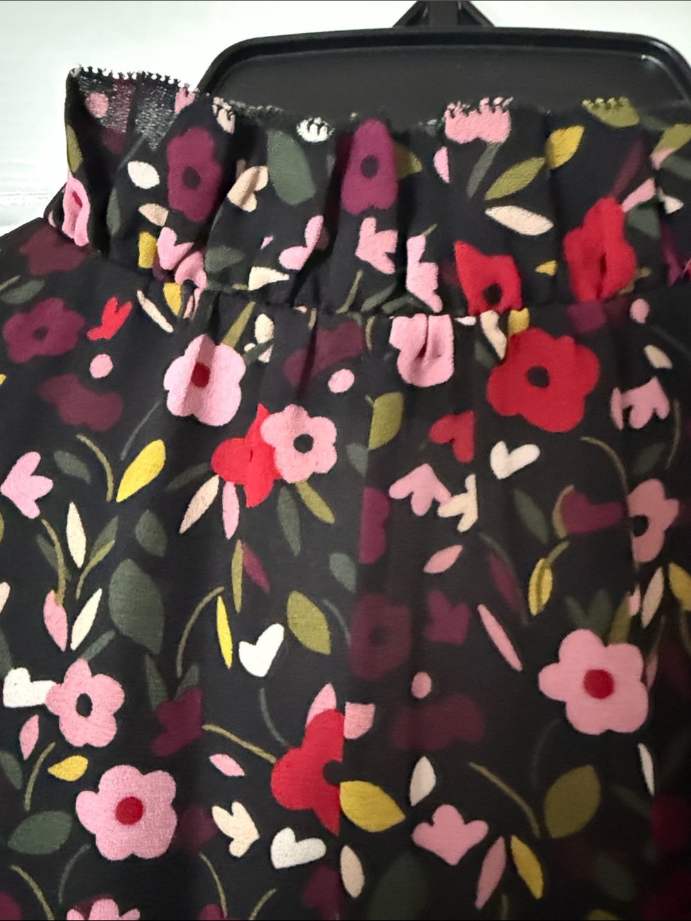 Kate Spade Boho Floral Ruffle Top - Picture 9 of 10